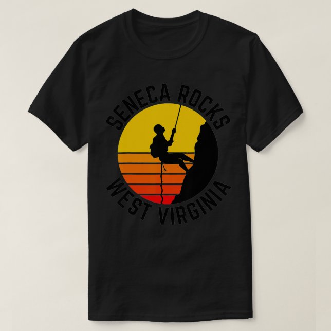 Seneca Rocks West Virginia Ristorante da Valentino T-Shirt (Design vorne)
