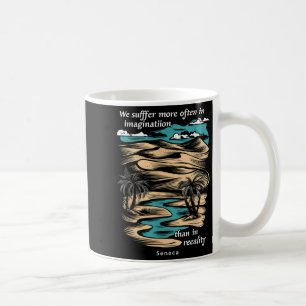 Seneca Stoic Philosoper Stoicismus Zitat Coole Mot Kaffeetasse
