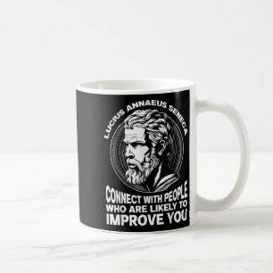 Seneca Stoic Philosopher Motivierend Selbst verbes Kaffeetasse