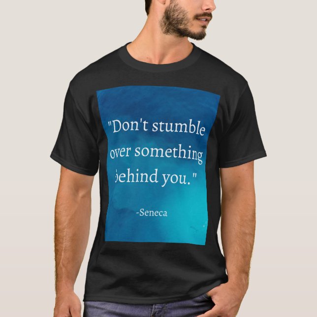 Seneca Stoic Quote Shirt (Vorderseite)