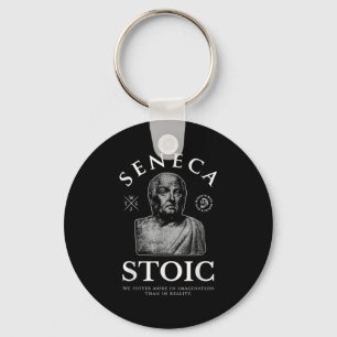 Seneca Zitat "in Imagination" Stoikismus Schlüsselanhänger