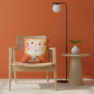 Senecio Cubist Portrait Paul Klee Kissen