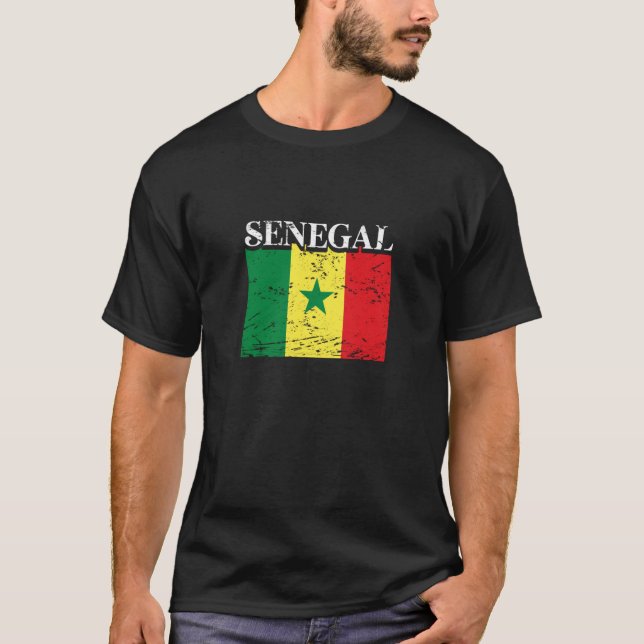 Senegal African Pride and Heritage T-Shirt (Vorderseite)