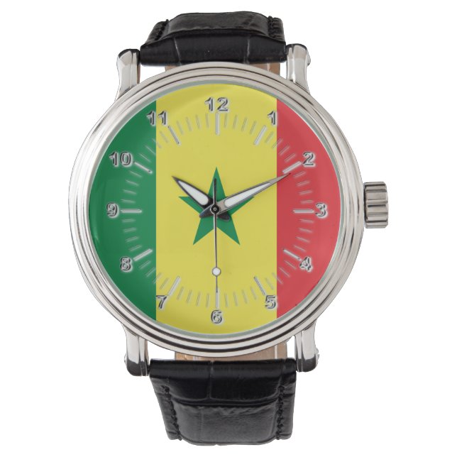 Senegal Armbanduhr (Vorderseite)