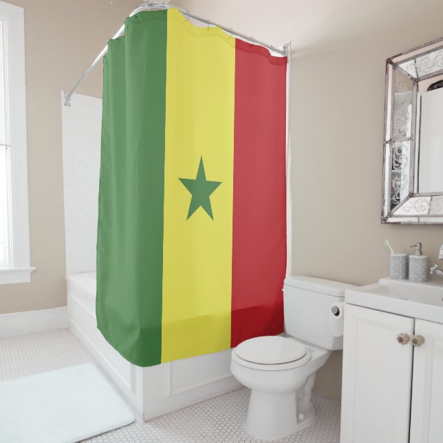 Senegal Duschvorhang (Beispiel)