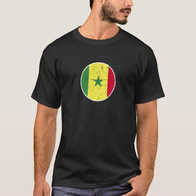 Senegal-Fahne T-Shirt (Vorderseite)