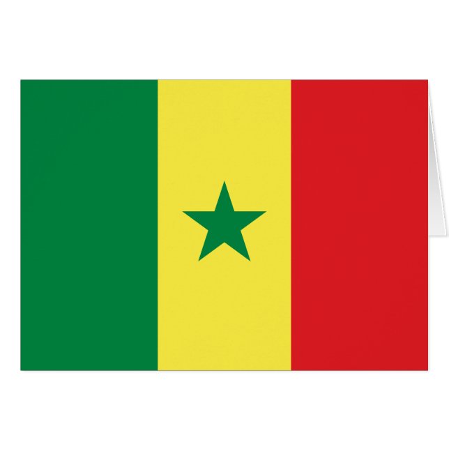 Senegal Flag (Vorderseite (Horizontal))