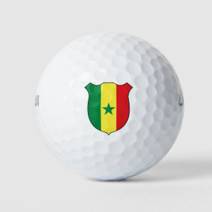 Senegal Flag Grand Patriotic Golfball