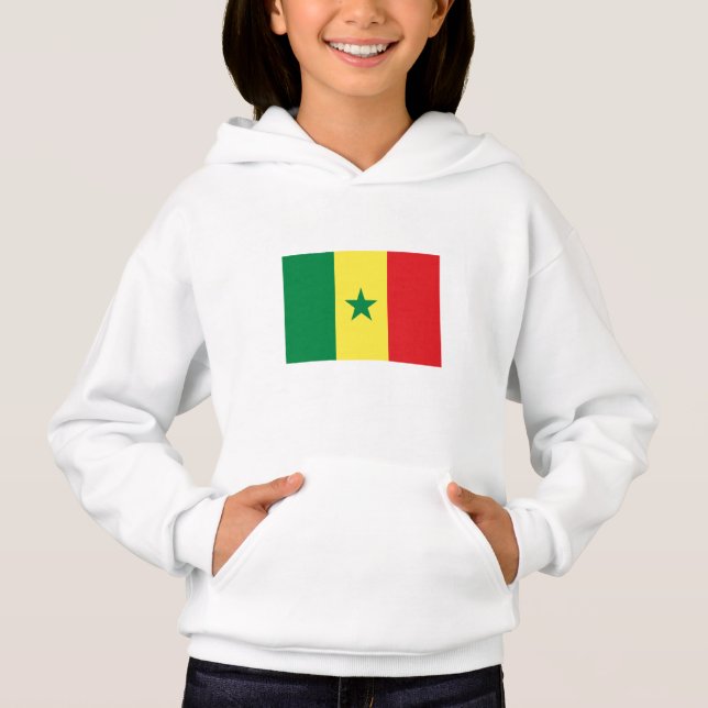 Senegal Flag Hoodie (Vorderseite)