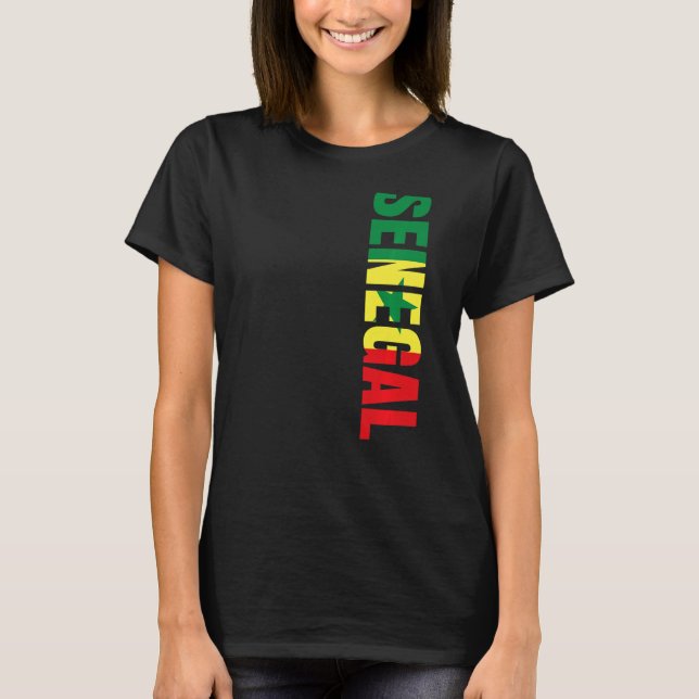 Senegal Flag Senegal Premium T-Shirt (Vorderseite)