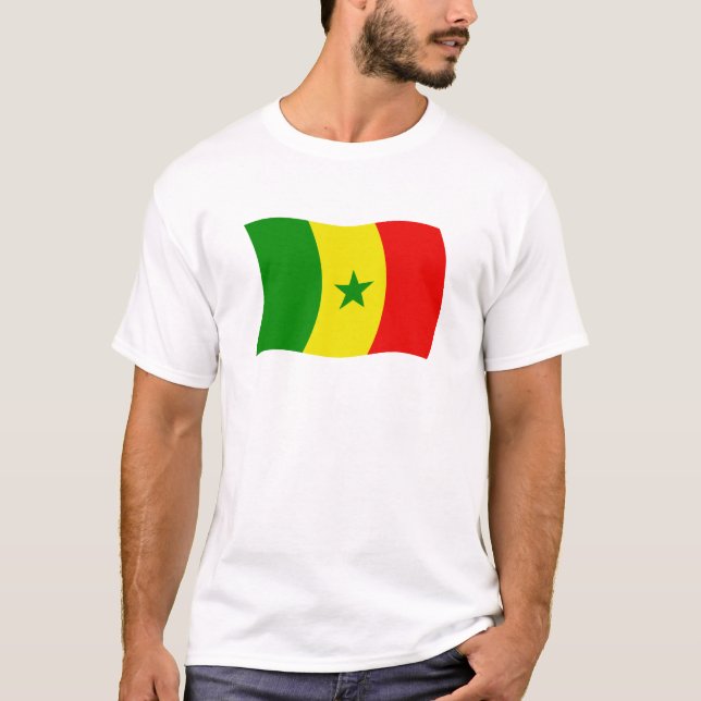 Senegal Flag Shirt (Vorderseite)