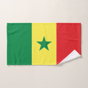 Senegal-Flagge Badhandtuch Set