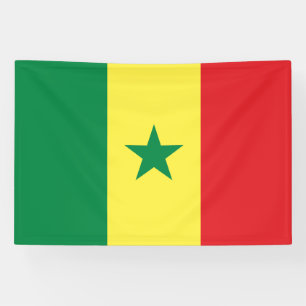 Senegal-Flagge Banner