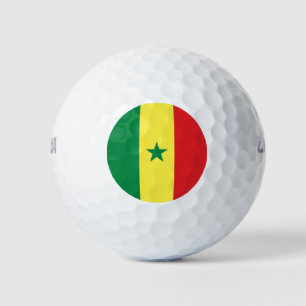 Senegal-Flagge Golfball