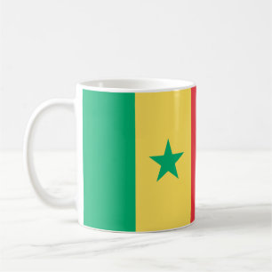 Senegal-Flagge Kaffeetasse