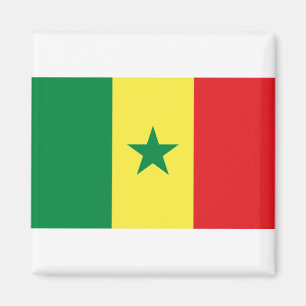 Senegal-Flagge Magnet