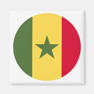 Senegal-Flagge Magnet