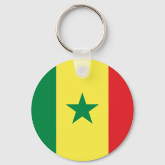 Senegal-Flagge Schlüsselanhänger