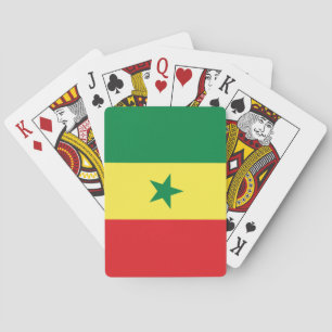 Senegal-Flagge Spielkarten