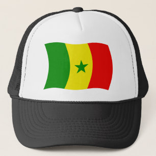 Senegal-Flaggenmütze Truckerkappe