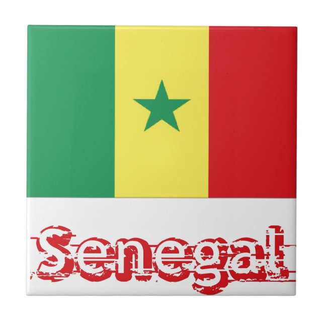 Senegal Fliese (Vorderseite)