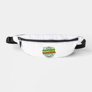 Senegal Fußball 2026 Fußball Fett Land Schriftzug Bauchtasche