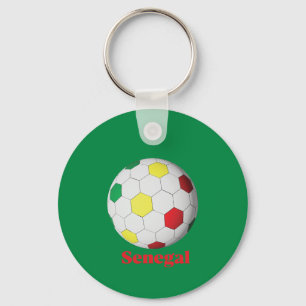 Senegal Fußball Schlüsselanhänger