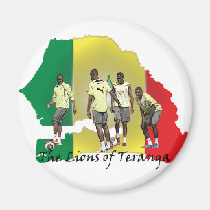 Senegal Futbol Magnet