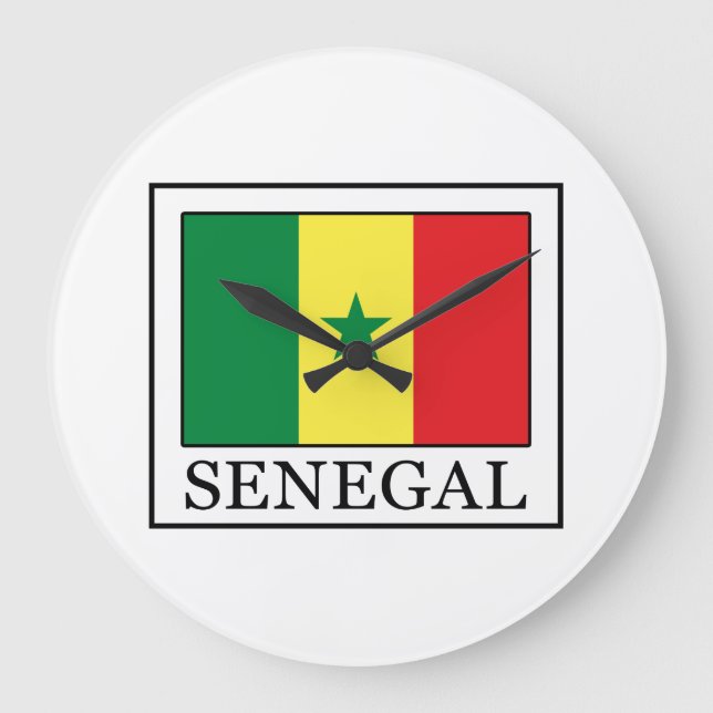 Senegal Große Wanduhr (Vorderseite)
