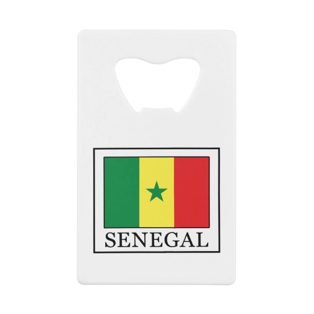 Senegal Kreditkartenflaschenöffner (Vorderseite)
