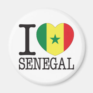 Senegal-Liebe v2 Magnet