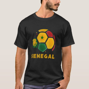 Senegal Lions Senegal Flag Fußball Fußball Fans T-Shirt