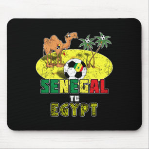 Senegal Nationalfußballteam nach Ägypten Retro Mousepad