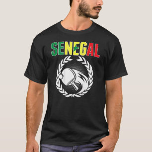 Senegal Ping Pong Unterstützt senegalesischen Tisc T-Shirt