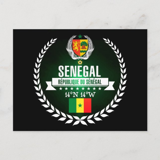 Senegal Postkarte (Vorderseite)