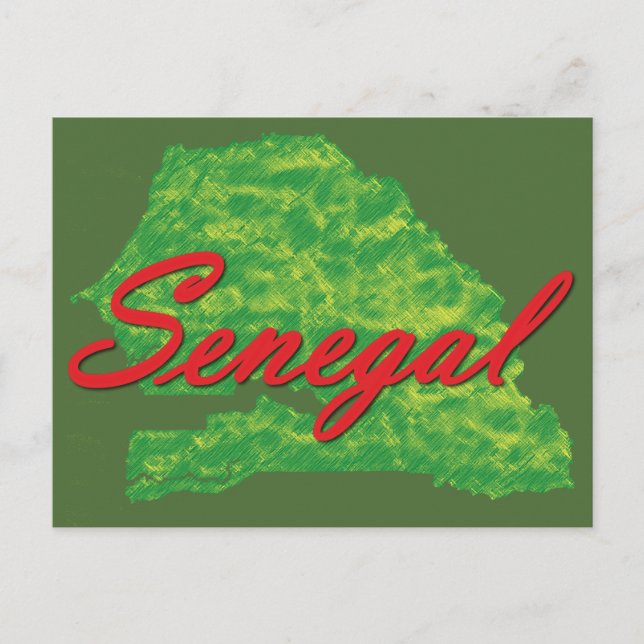 Senegal Postkarte (Vorderseite)