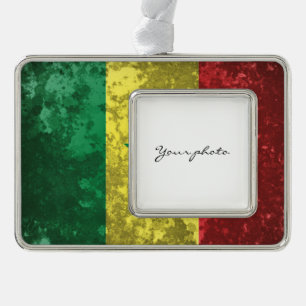 Senegal Rahmen-Ornament Silber
