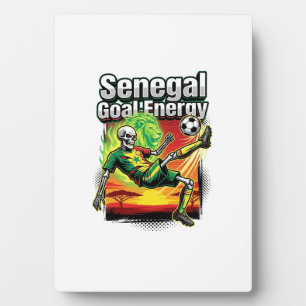 Senegal Tor Energie Skelett Stürmer Nationen Creat Fotoplatte