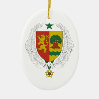 Senegal-Wappen Keramikornament