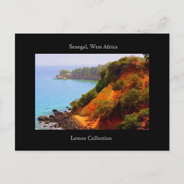 Senegal, Westafrikanischer Ozean Postkarte (Vorderseite)