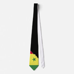 senegalesische Flagge Krawatte