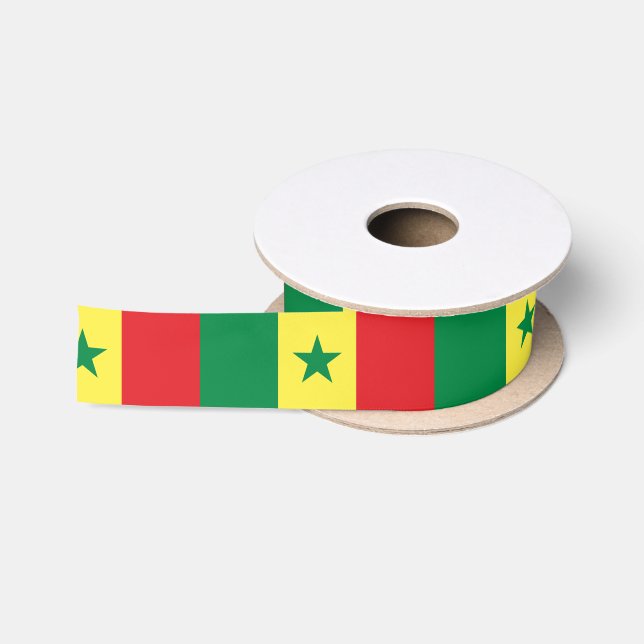 senegalesische Flagge Satinband (Spule)