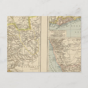 Senegambien, Goldkuste, Kapland Atlas Karte