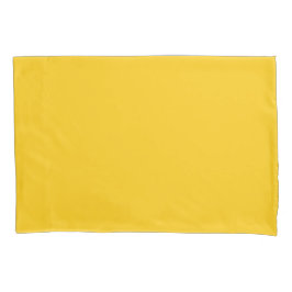 Senf Gelb und Cadmium Orange Kissenbezug