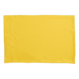 Senf Gelb und Cadmium Orange Kissenbezug