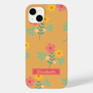 Senf-Retro-Daisy-Blumenstrauß Case-Mate iPhone 14 Plus Hülle