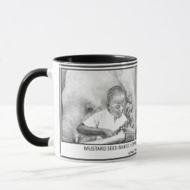 SENF-SAMEN WACHSEN - TASSEN-ENTWURF DURCH KATHY TASSE