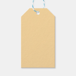 Senfgelbe Streifen, klassische Allokcasion Geschenkanhänger
