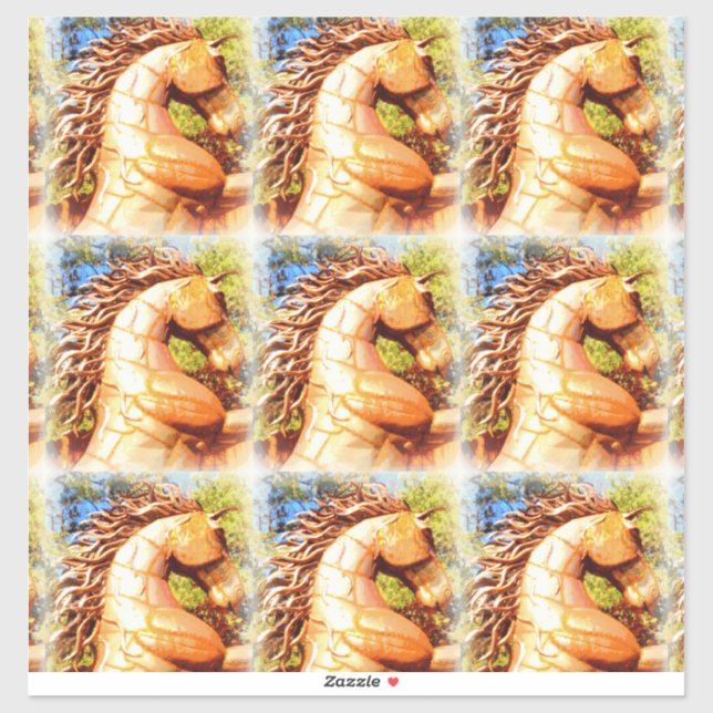 Senfhengste Aufkleber (Blatt)