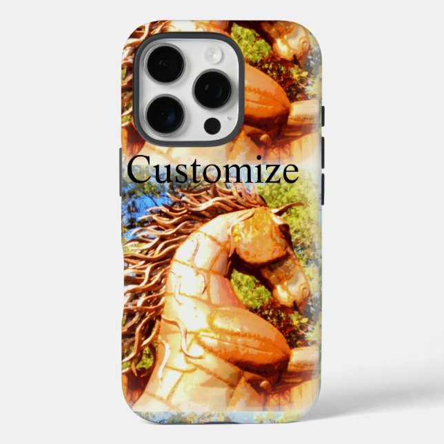 Senfhengste iPhone 16 Pro Hülle (Rückseite)
